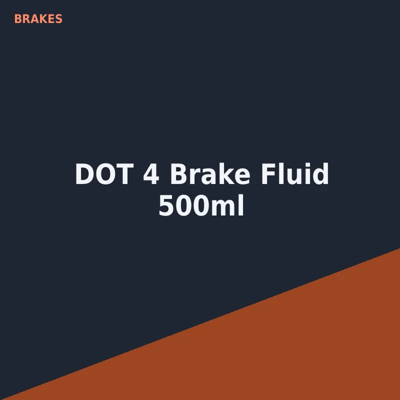 DOT 4 Brake Fluid 500ml