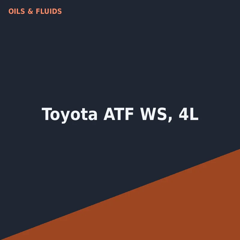 Toyota ATF WS, 4L